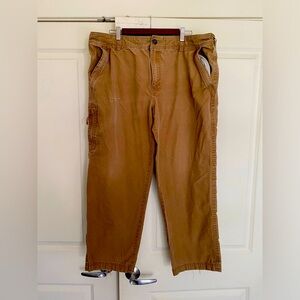 Mens G.H. Bass Size 40x30 Khaki Pants